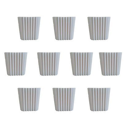 Corrugated Plastic Plant Holder with 3x3 Pots | Vertical Garden Organizer