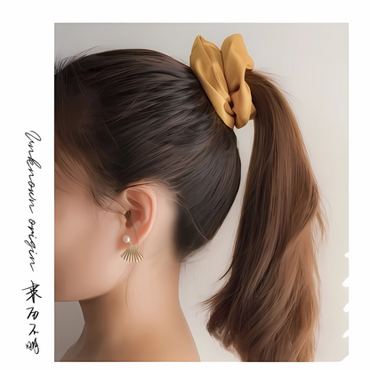 1PC Satin Silk Hair Scrunchie Hair Tie for Women