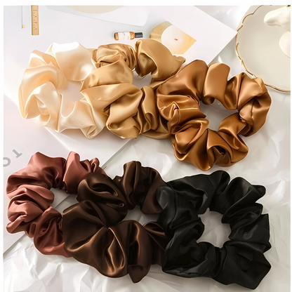 1PC Satin Silk Hair Scrunchie Hair Tie for Women