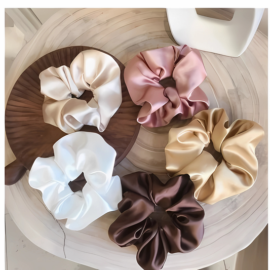 1PC Satin Silk Hair Scrunchie Hair Tie for Women