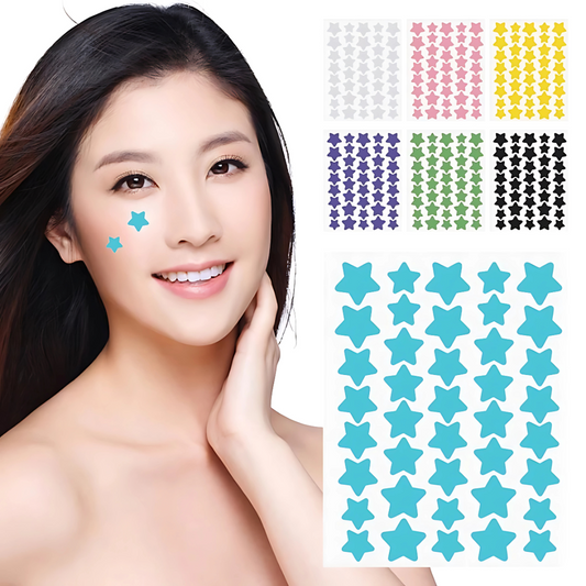 40pcs Acne Patch PE Covering Pimples Stickers With Colorful Star Shape