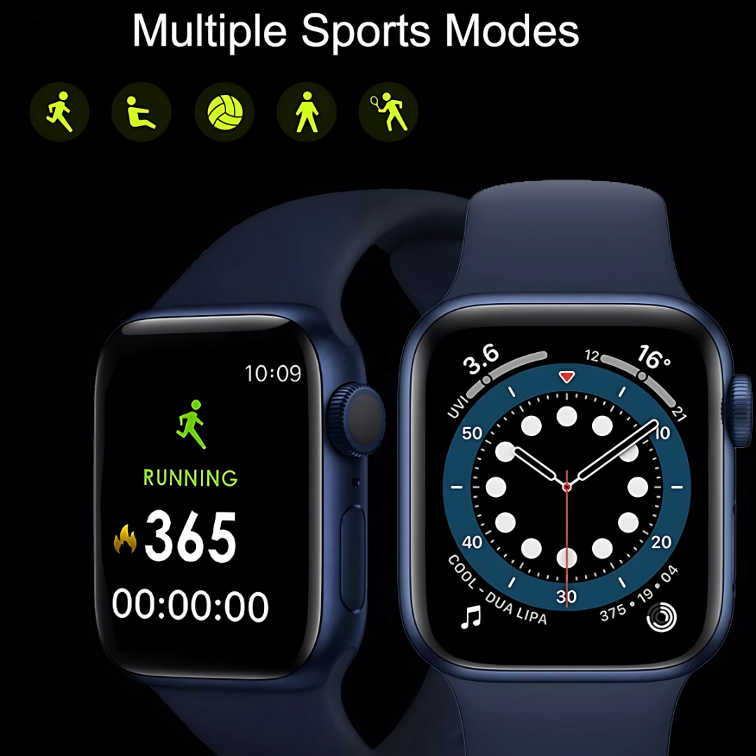 Smart Watch Waterproof Bluetooth Heart Rate, BP Monitor  for Men & Women