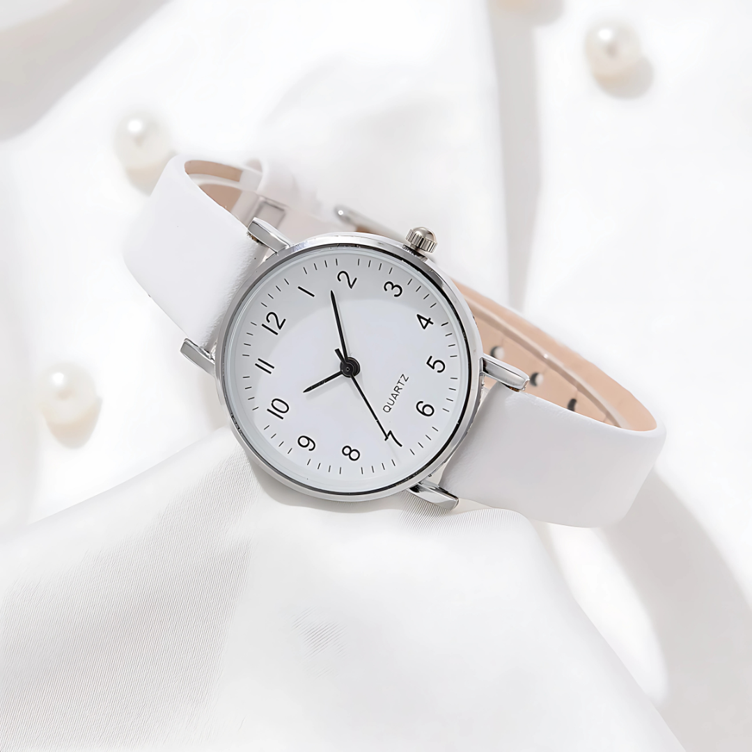 2-Piece Women’s Watch & Bracelet Set Roman Dial