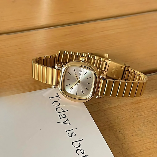 Classic Square Women’s Vintage Watch Retro Quartz Timepiece