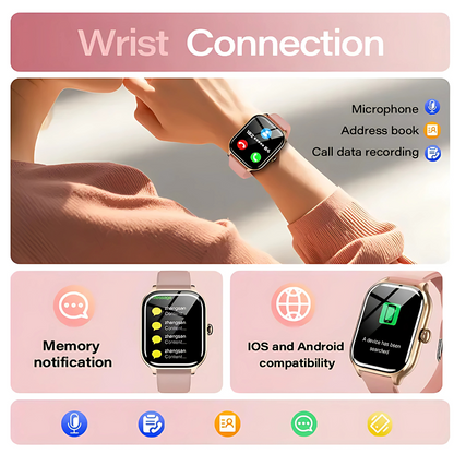H9 Smart Watch – 2.01” Bluetooth Sports & Fitness Tracker