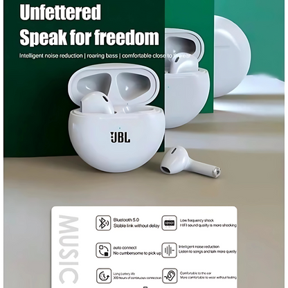 JBL Pro6 TWS Wireless Earbuds  Bluetooth 5.1  Smart Touch