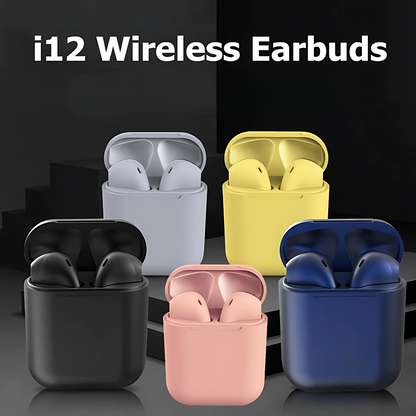 i12 Wireless Bluetooth 5.0 Earbuds