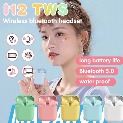 i12 Wireless Bluetooth 5.0 Earbuds