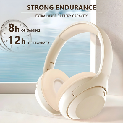 C2235 Wireless Bluetooth 5.0 Headphones  Deep Bass & Noise Cancelling
