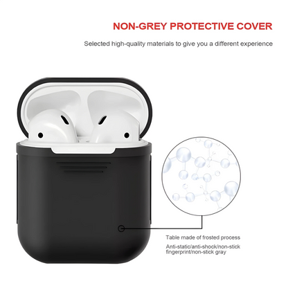 Shockproof Silicone Case for AirPods 1/2 Protective Cover with Easy Charging Access