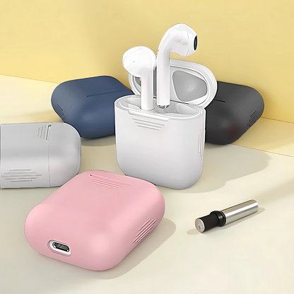 Shockproof Silicone Case for AirPods 1/2 Protective Cover with Easy Charging Access