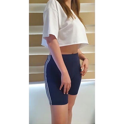 Stretchable High-Waist Biker Shorts for Women Cycling, Gym & Everyday Activewear