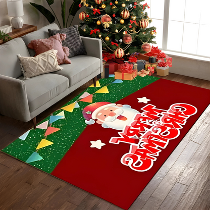 80cm x 120cm Christmas Carpet Floor Mat – Festive Door Mat