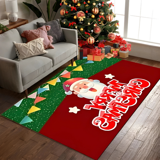 80cm x 120cm Christmas Carpet Floor Mat – Festive Door Mat