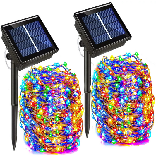 300 LEDs Outdoor Solar String Lights