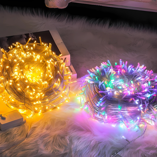 100 LED 10M Multicolor Christmas String Lights with 8 Lighting Modes