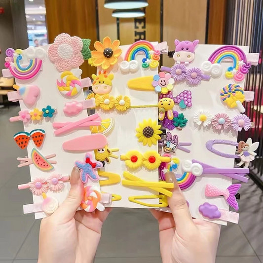Kids Hair Clip Set 14pcs/5pcs Cute Barrettes