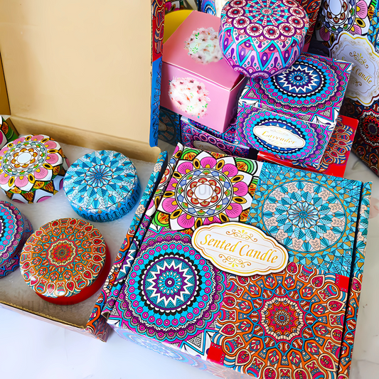 Scented Candle Gift Set (4-in-1) Home Fragrance Souvenir