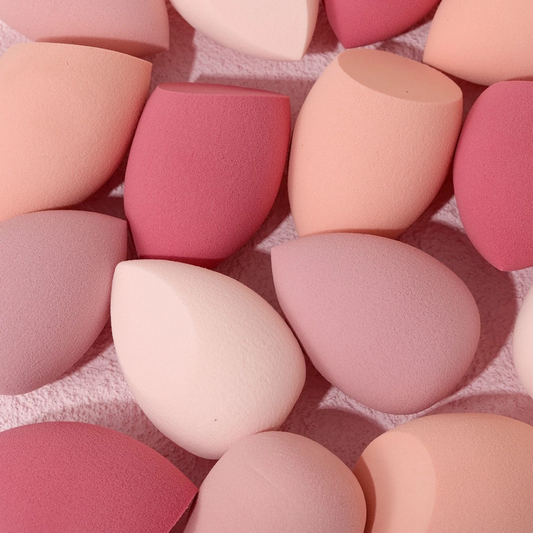 4Pcs Makeup Sponge & Powder Puff Set