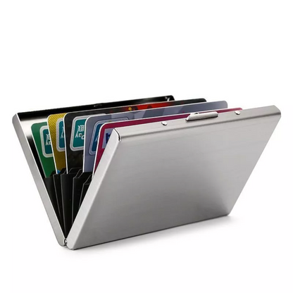 Ultra Slim RFID Blocking Stainless Steel Card Holder