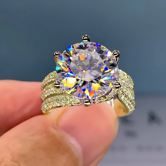925 Sterling Silver Zircon Engagement Ring for Women Engagement & Wedding Gift