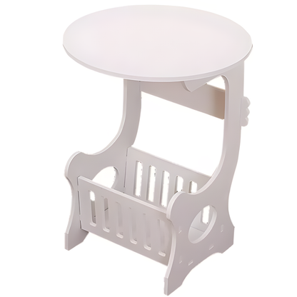 Mini Round Bedside Table  for Bedroom or Living Room