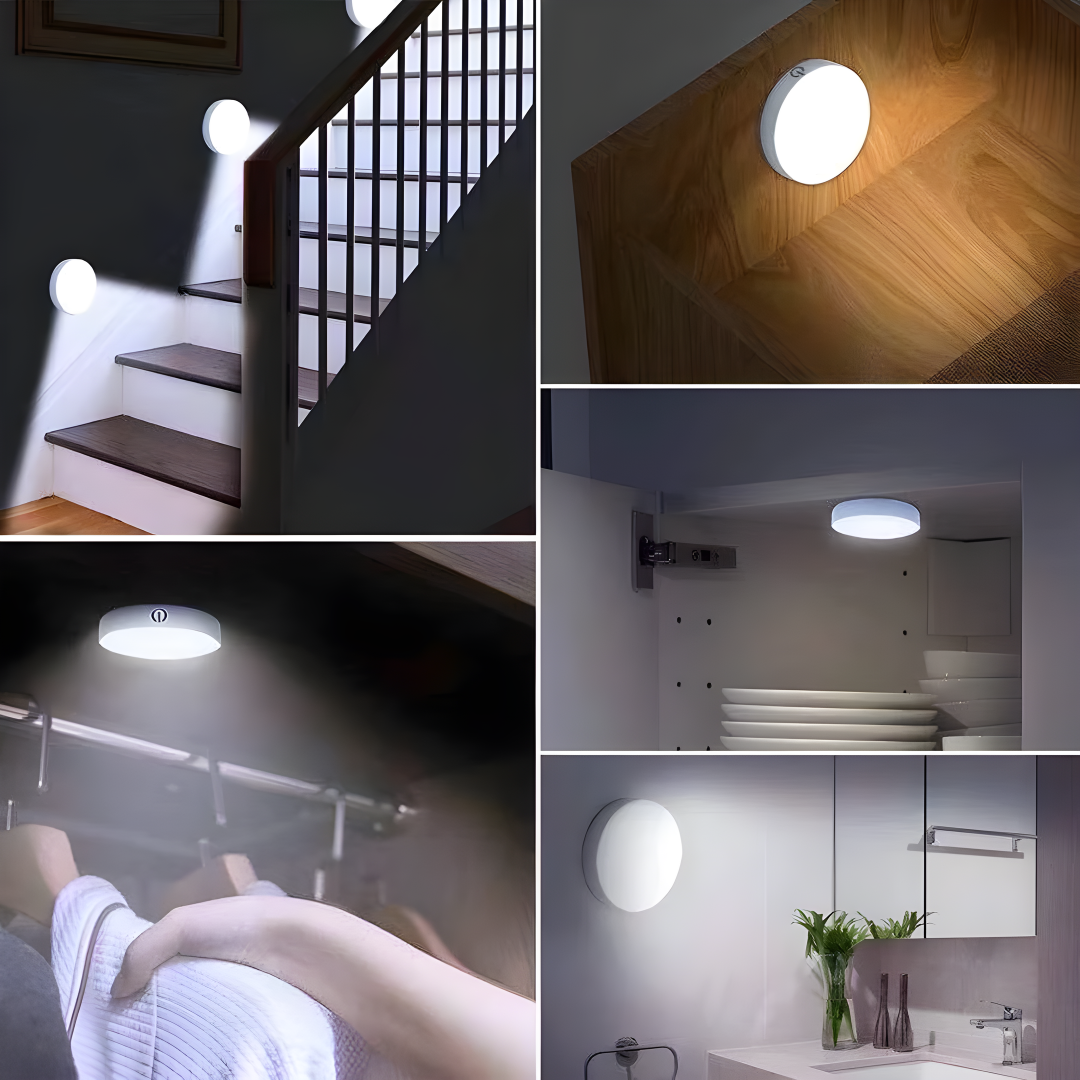 USB LED Sensor Night Light Mini Plug-in Lamp