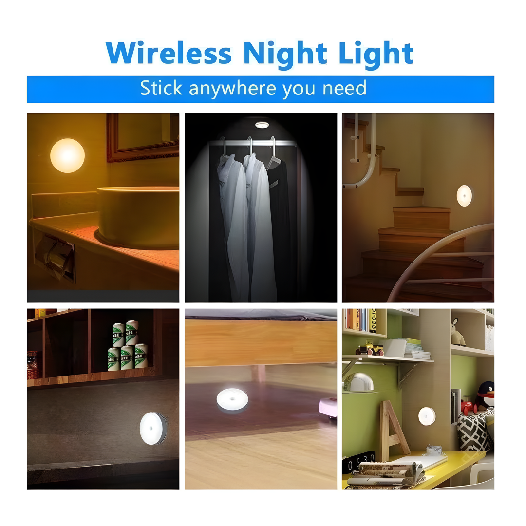 USB LED Sensor Night Light Mini Plug-in Lamp