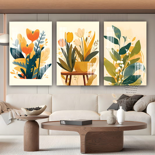 3 Pcs/Set Bohemian Wall Art Frame Set