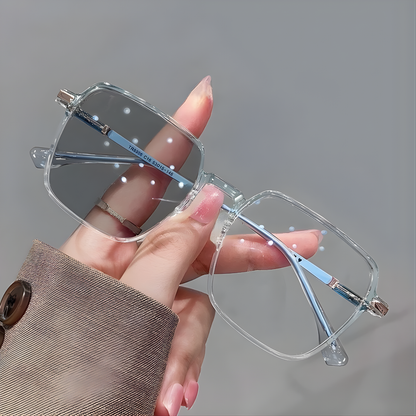 Photochromic Anti-Radiation Metal Eyeglasses