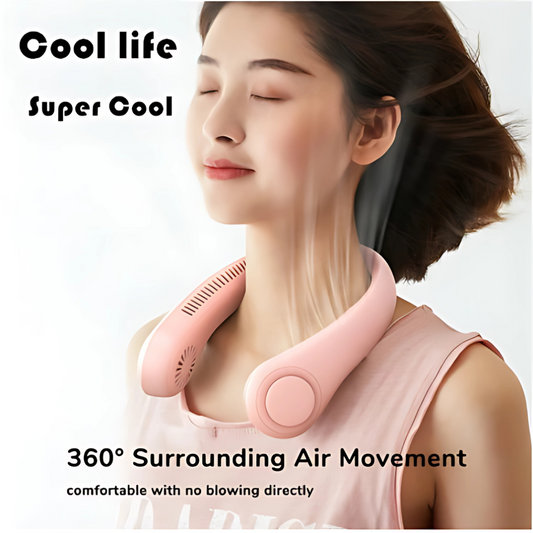 Mini Bladeless Neck Fan | Portable Hands-Free Cooling Fan