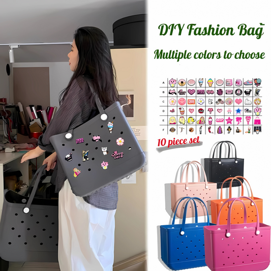 THAI Big Silicone Beach Bag – EVA Waterproof Tote Bag