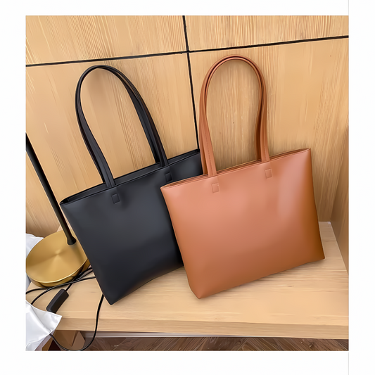 Durable PU Leather Tote Bag for Women Stylish Handbag