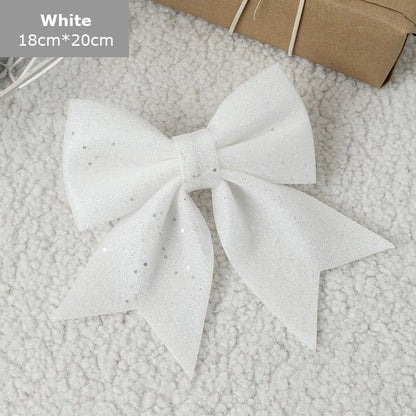 8cm Christmas Bows Hanging Ornaments