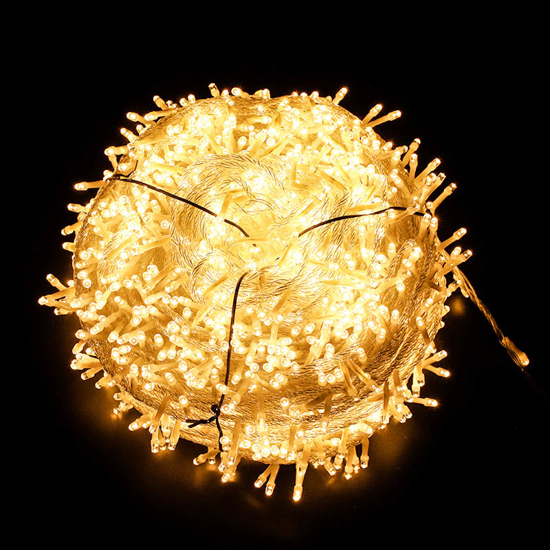 100 LED 10M Multicolor Christmas String Lights with 8 Lighting Modes