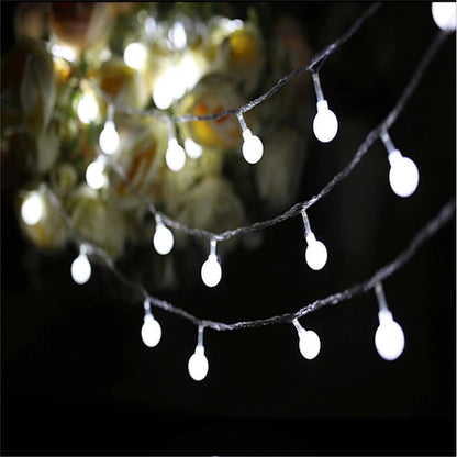 10M LED Fairy String Lights Bulb Ball Lamp